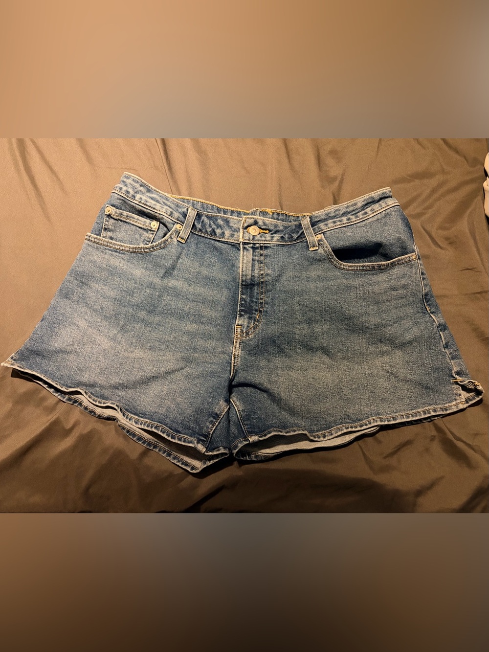 Levi's Light Blue Denim Shorts